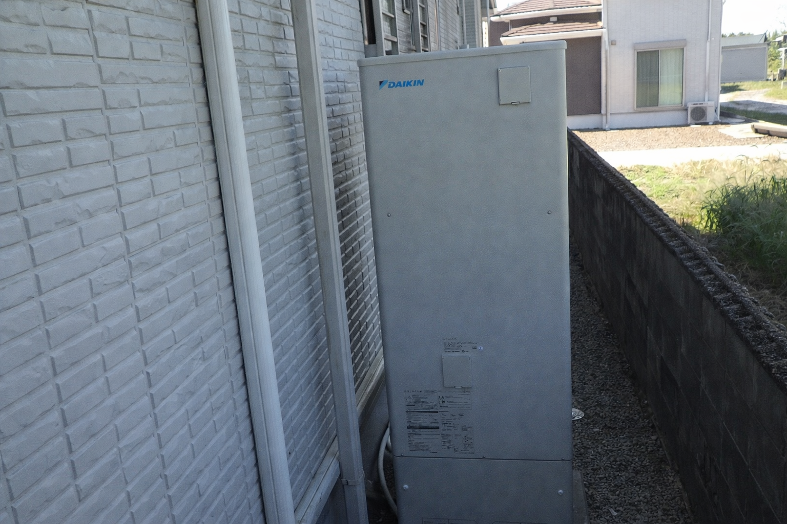 施工後 エコキュート 小牧市　H邸