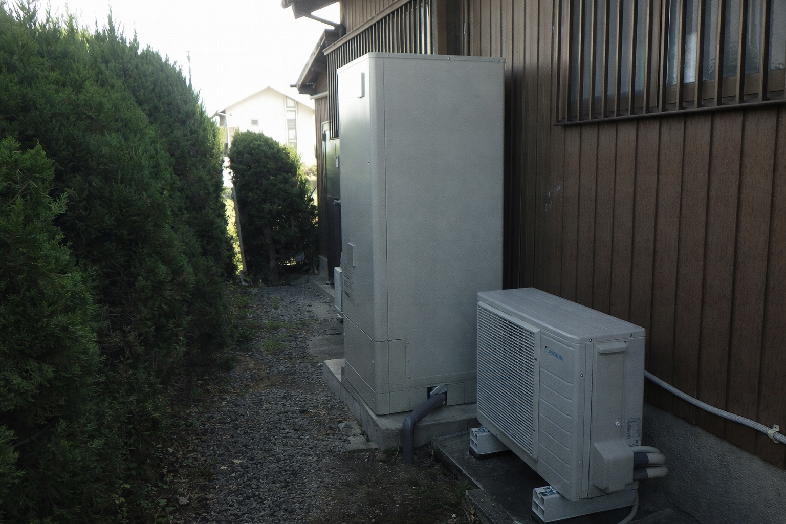 施工後 エコキュート 犬山市